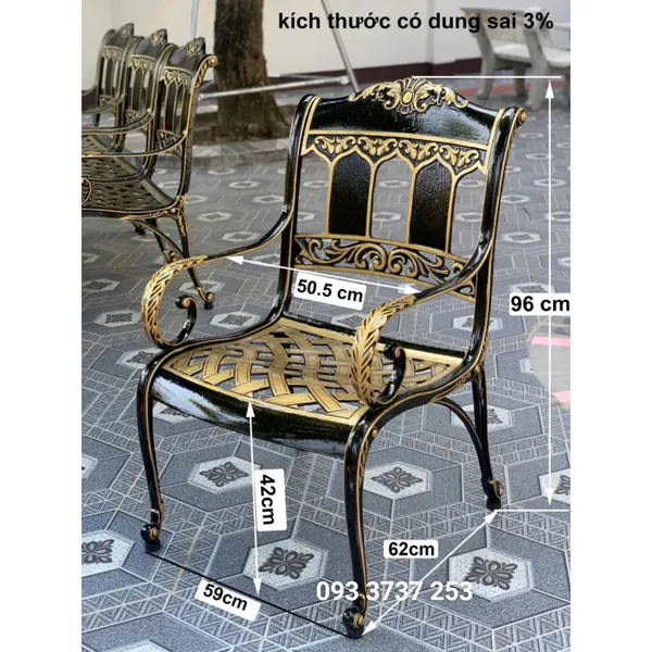 MẪU GHẾ NHÔM NGOÀI TRỜI SANG TRỌNG