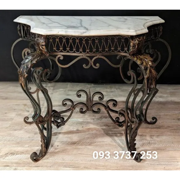 BÀN SẮT CỔ ĐIỂN PHÁP SANG TRỌNG