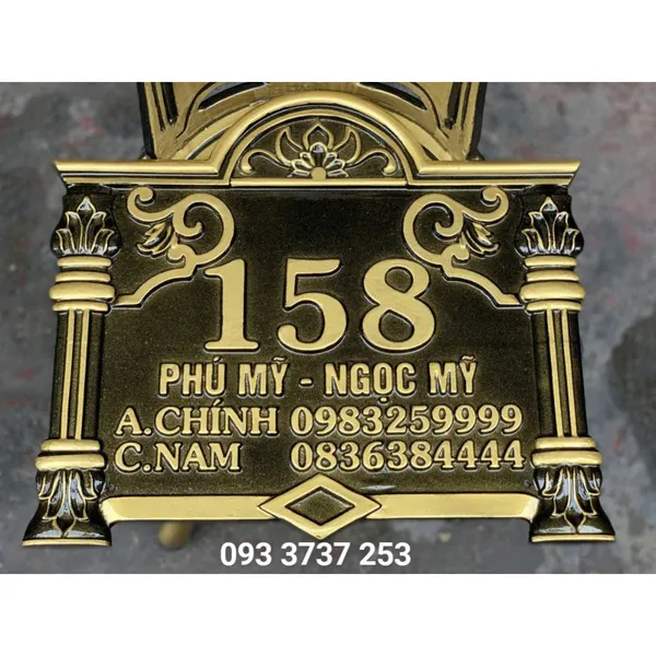 BIỂN SỐ NHÀ NHÔM CHO CHỦ DOANH NGHIỆP