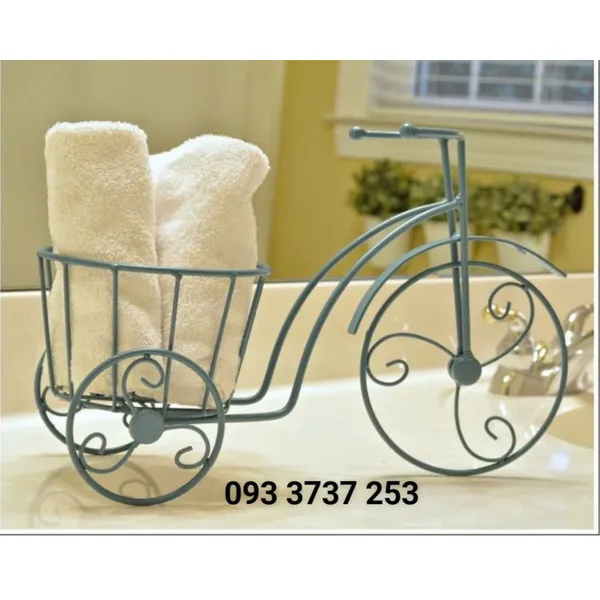 XE ĐẠP SẮT MỸ THUẬT ĐỂ BÀN NHỎ GỌN