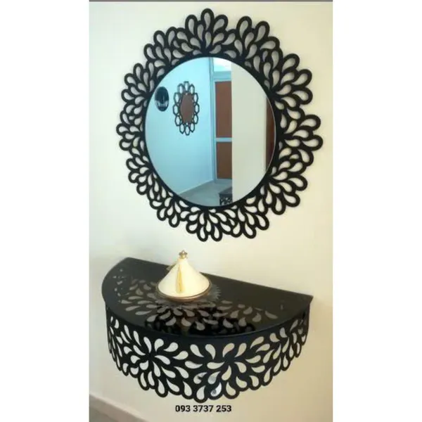 BÀN TRANG ĐIỂM SẮT CNC ĐẸP ĐỘC ĐÁO