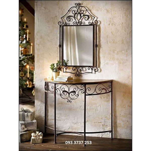 BÀN TRANG ĐIỂM SẮT UỐN ĐẸP