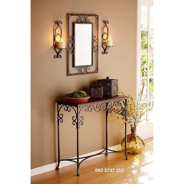 BÀN TRANG ĐIỂM SẮT UỐN MỸ THUẬT