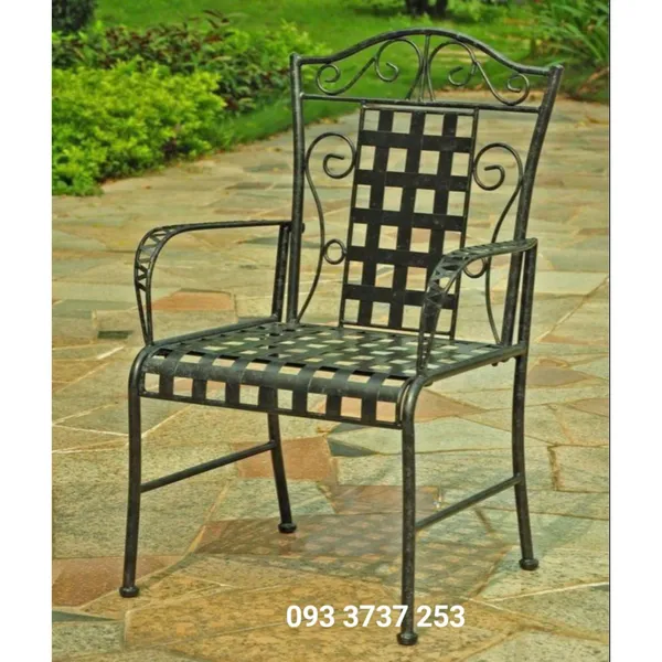 GHẾ SÂN VƯỜN NGOÀI TRỜI BẰNG SẮT