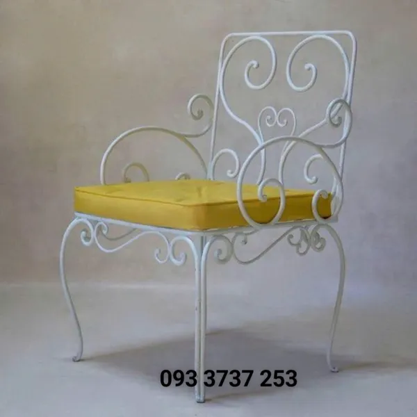 MẪU GHẾ SẮT HOA VĂN ĐẸP DUYÊN DÁNG