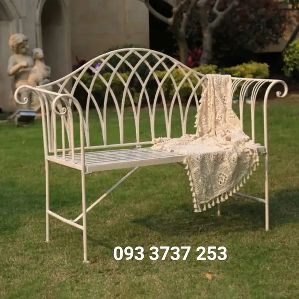 GHẾ BĂNG DÀI SẮT MỸ THUẬT PHONG CÁCH CHÂU ÂU