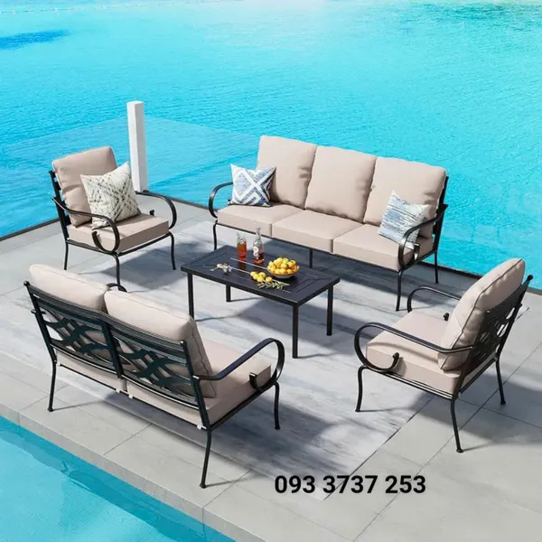 BỘ SOFA SẮT KIỂU DÁNG ĐỘC ĐÁO