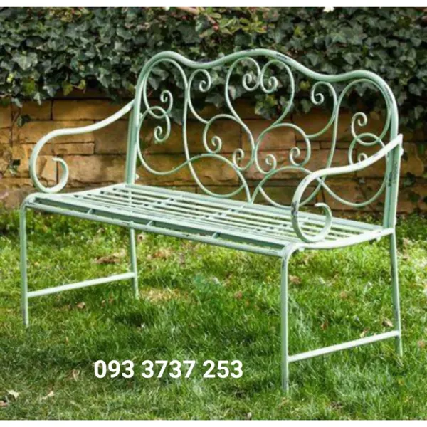 GHẾ BĂNG DÀI SÂN VƯỜN BẰNG SẮT MỸ THUẬT