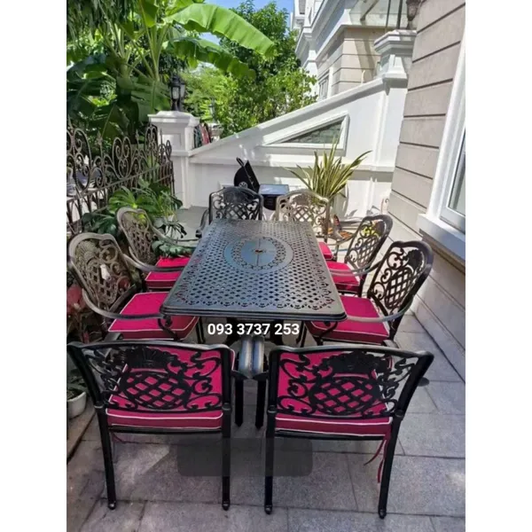 BỘ BÀN GHẾ NHÔM SANG TRỌNG PHÙ HỢP MỌI KHÔNG GIAN