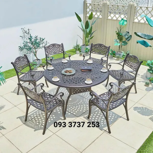 BỘ BÀN ĂN PHONG CÁCH TÂN CỔ ĐIỂN ĐẸP