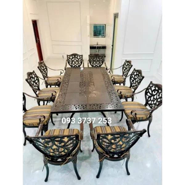 BỘ BÀN NHÔM SANG TRỌNG CHO PHÒNG KHÁCH