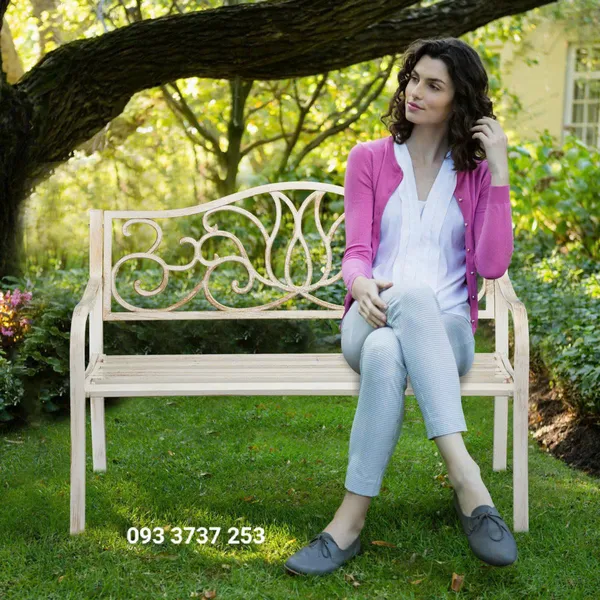 GHẾ DÀI HỌA TIẾT HOA SEN THANH LỊCH