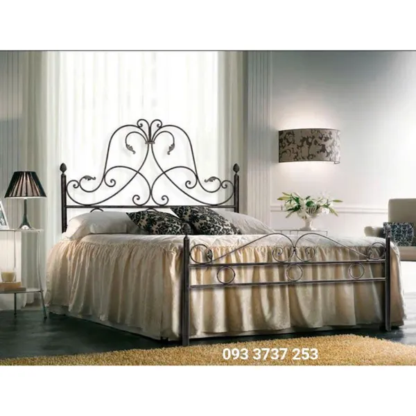 GIƯỜNG SẮT UỐN KIỂU DÁNG SANG TRỌNG
