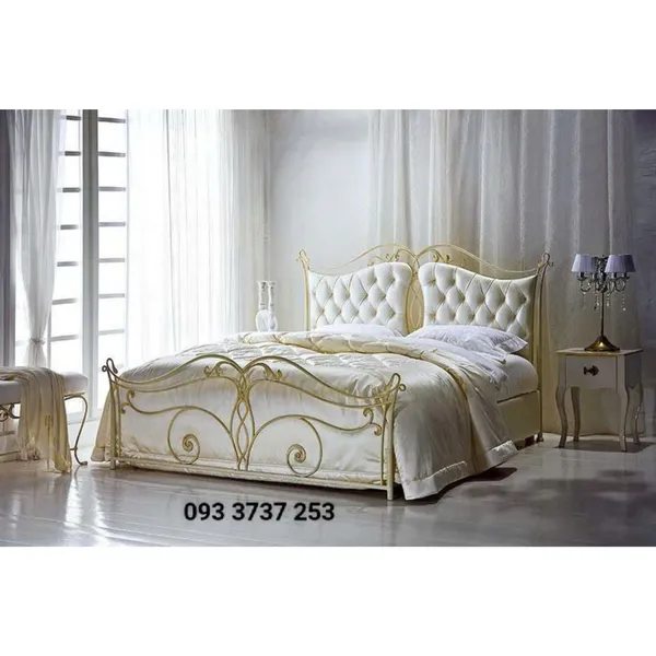 MẪU GIƯỜNG CƯỚI  SẮT MỸ THUẬT ĐẲNG CẤP