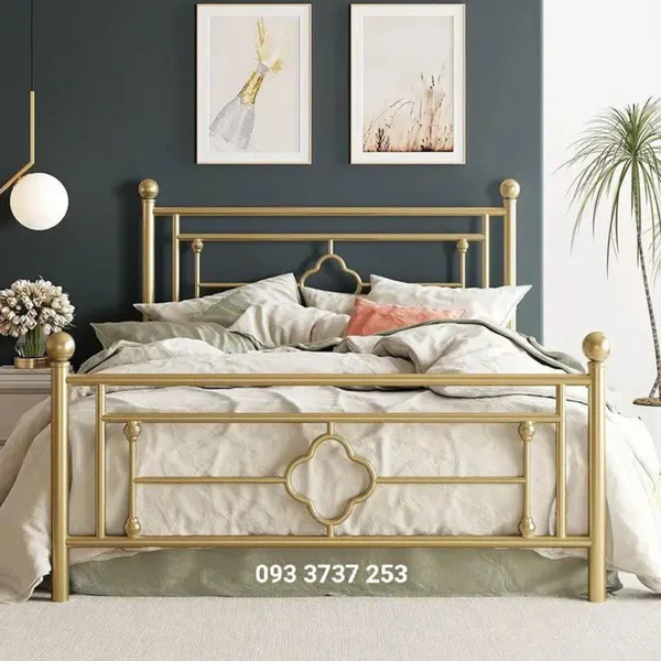 GIƯỜNG NGỦ SẮT UỐN MỸ THUẬT