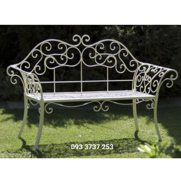 BĂNG GHẾ SÂN VƯỜN SẮT RÈN ĐẸP