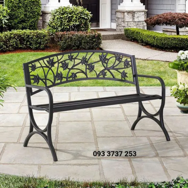 GHẾ BĂNG DÀI SẮT MỸ THUẬT CHO SÂN VƯỜN