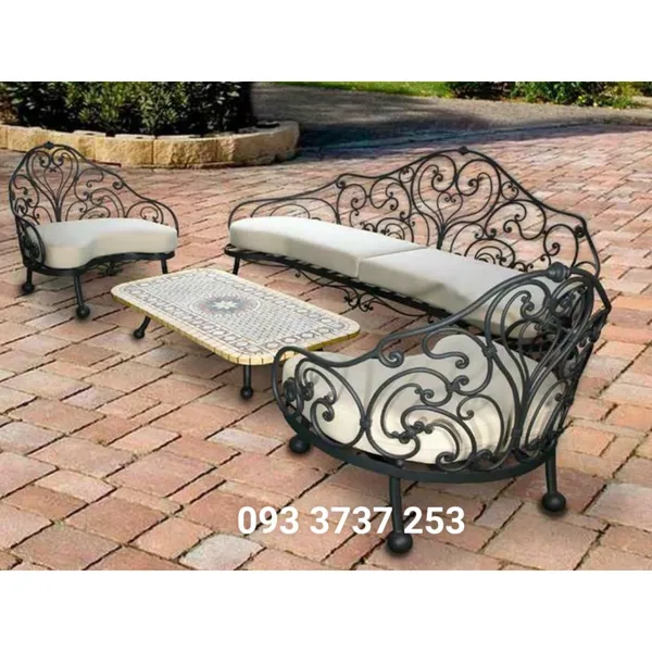 SOFA SẮT RÈN PHONG CÁCH CỔ ĐIỂN, QUÝ TỘC