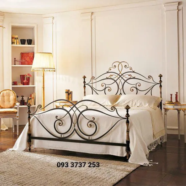 GIƯỜNG SẮT RÈN PHONG CÁCH Ý ĐẲNG CẤP