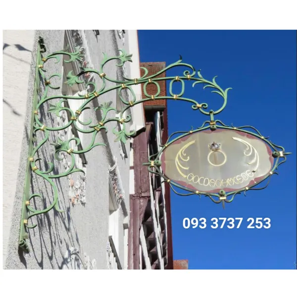 BIỂN HIỆU SẮT RÈN PHONG CÁCH CHÂU ÂU