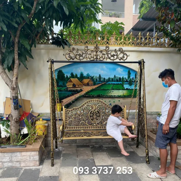 XÍCH ĐU SÂN VƯỜN BẰNG NHÔM ĐÚC