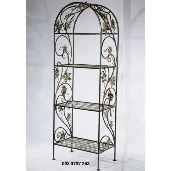 KỆ SẮT HOA VĂN CỔ ĐIỂN DUYÊN DÁNG