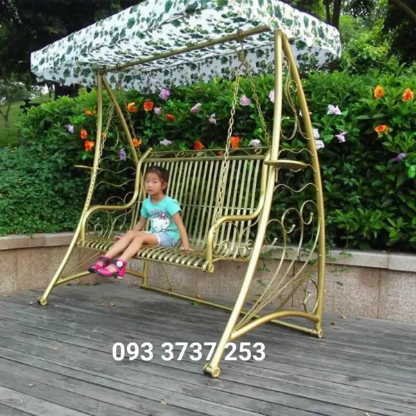 XÍCH ĐU SẮT MÀU VÀNG ĐỒNG SANG CHẢNH