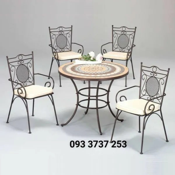 BỘ BÀN GHẾ SẮT MỸ THUẬT ĐẸP DUYÊN DÁNG