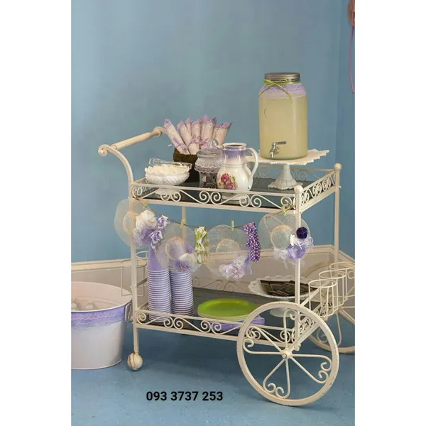 XE ĐẨY ĐẸP PHỤC VỤ ĐỒ UỐNG CHO NHÀ HÀNG - KHÁCH SẠN