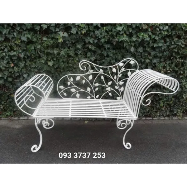GHẾ DÀI SÂN VƯỜN SẮT MỸ THUẬT ĐẸP