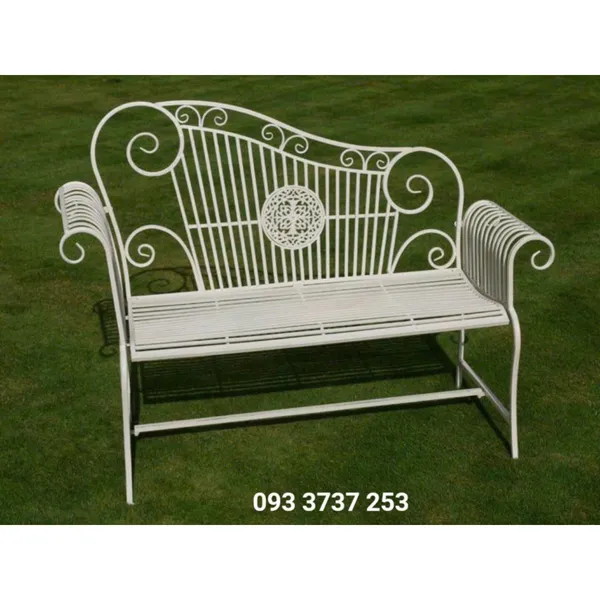 GHẾ BĂNG DÀI NGOÀI TRỜI SẮT MỸ THUẬT