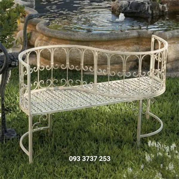 BĂNG GHẾ NGOÀI TRỜI DÁNG CHỮ S DUYÊN DÁNG