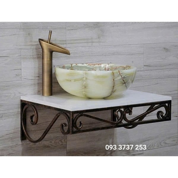 KHUNG SẮT MỸ THUẬT ĐẶT CHẬU LAVABO