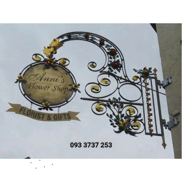 BIỂN HIỆU SHOP HOA CỔ ĐIỂN ẤN TƯỢNG