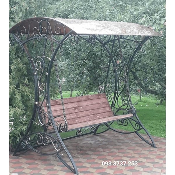 XÍCH ĐU SẮT TRANG TRÍ SÂN VƯỜN ĐẸP 