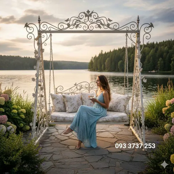 XÍCH ĐU SẮT CỔ ĐIỂN CHO NHÀ BIỆT THỰ