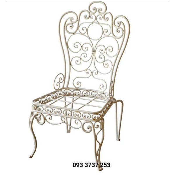 GHẾ SẮT NGOÀI TRỜI CỔ ĐIỂN Ý