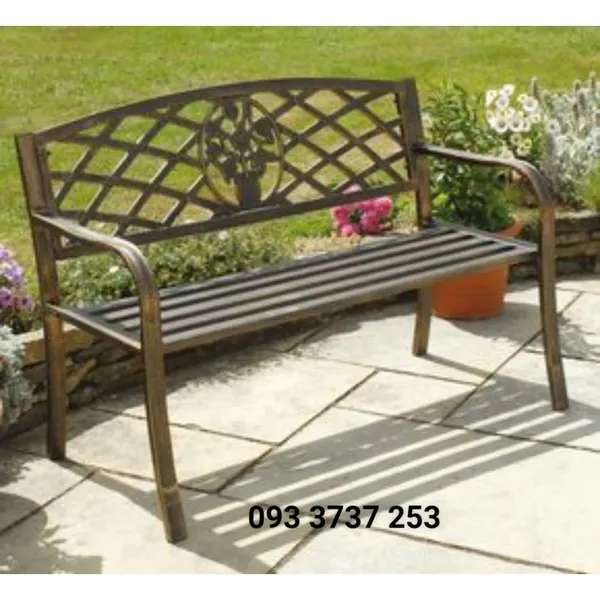 GHẾ DÀI NGOÀI TRỜI BẰNG SẮT MỸ THUẬT