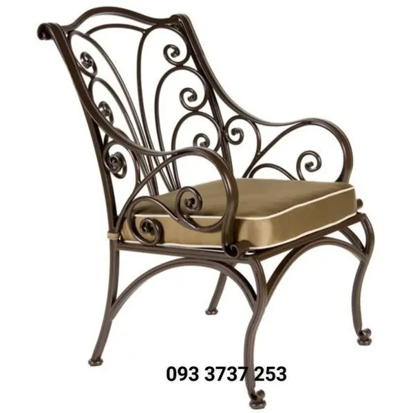 GHẾ SẮT CỔ ĐIỂN MÀU GIẢ CỔ SANG TRỌNG