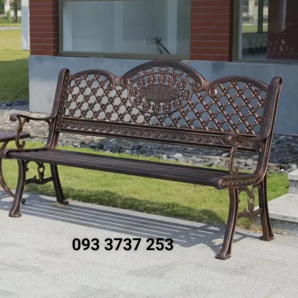 MẪU GHẾ BĂNG DÀI NHÔM ĐÚC MỚI