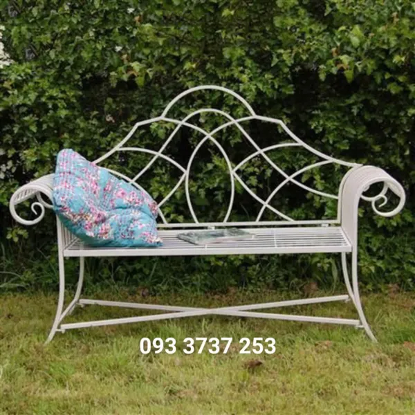 GHẾ DÀI NGOÀI TRỜI SẮT MỸ THUẬT