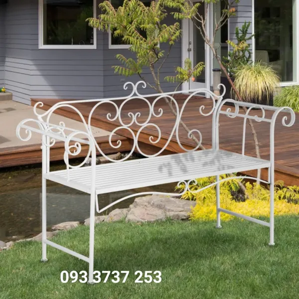 GHẾ DÀI SÂN VƯỜN SẮT MỸ THUẬT