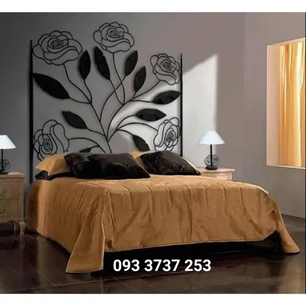 MẪU GIƯỜNG SẮT HOA HỒNG ĐIỆU ĐÀ