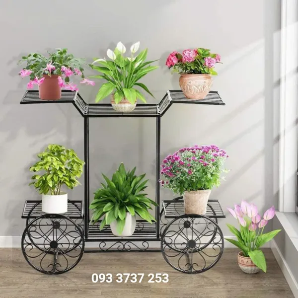 KỆ HOA 6 TẦNG SẮT MỸ THUẬT