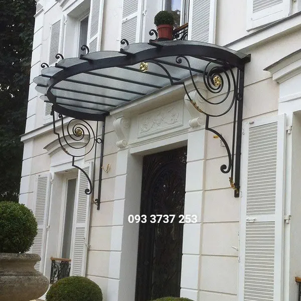 Mái vòm sắt rèn nghệ thuật KH15-MV009
