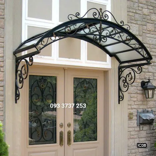 Mái vòm sắt rèn nghệ thuật KH15-MV023