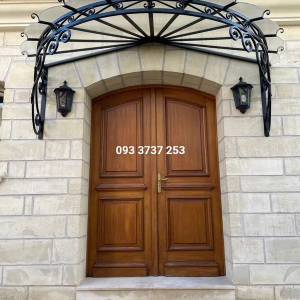 Mái vòm sắt rèn nghệ thuật KH15-MV014