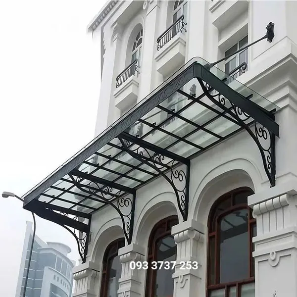 Mái vòm sắt rèn nghệ thuật KH15-MV017