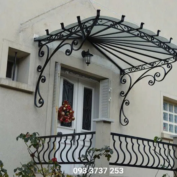 Mái vòm sắt rèn nghệ thuật KH15-MV012