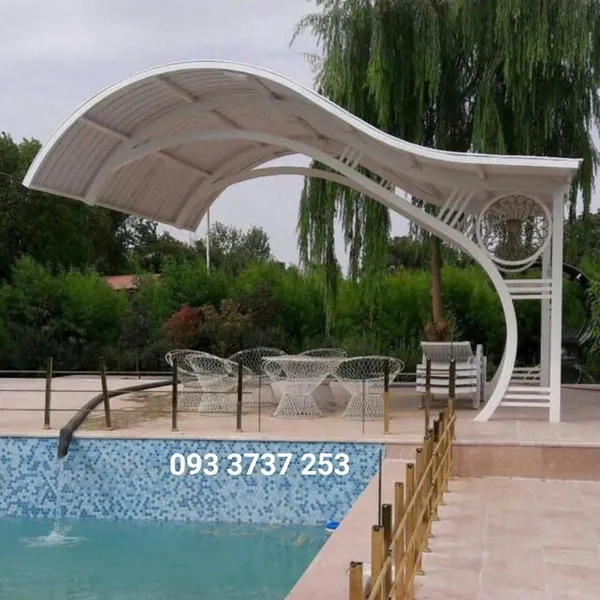 Mái vòm sắt rèn nghệ thuật KH15-MV011